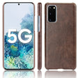 For Samsung Galaxy S20 FE Shockproof Litchi Texture PC + PU Case(Brown) - Galaxy S20 FE Cases by NILLKIN | Online Shopping South Africa | PMC TechLife | Buy Now Pay Later Mobicred