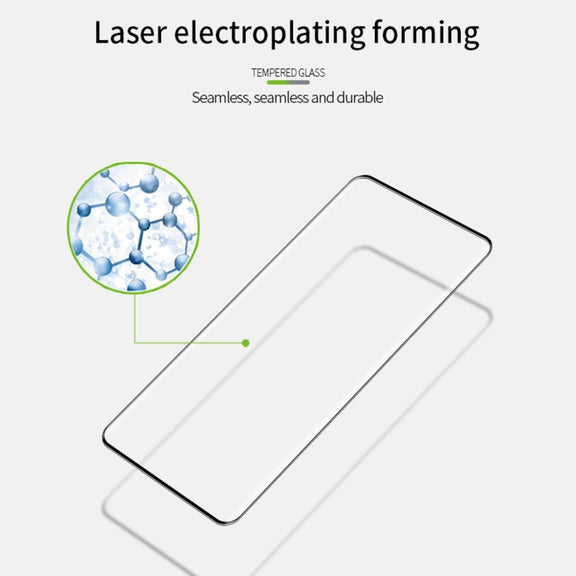 For Huawei Mate40 Pro PINWUYO 9H 3D Hot Bending Tempered Glass Film(Black)