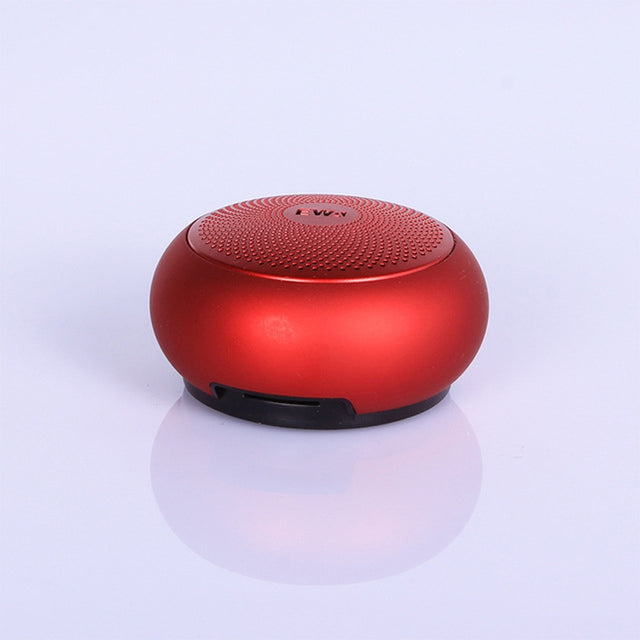 EWA A110 IPX5 Water-resistant Portable Mini Metal Wireless Bluetooth Speaker Supports 3.5mm Audio & 32GB TF Card & Calls(Red)