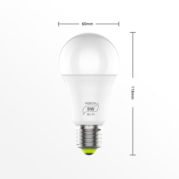 9W 220V E27 RGBCW WIFI LED Smart Bulb Wireless Smart Home Automation Light