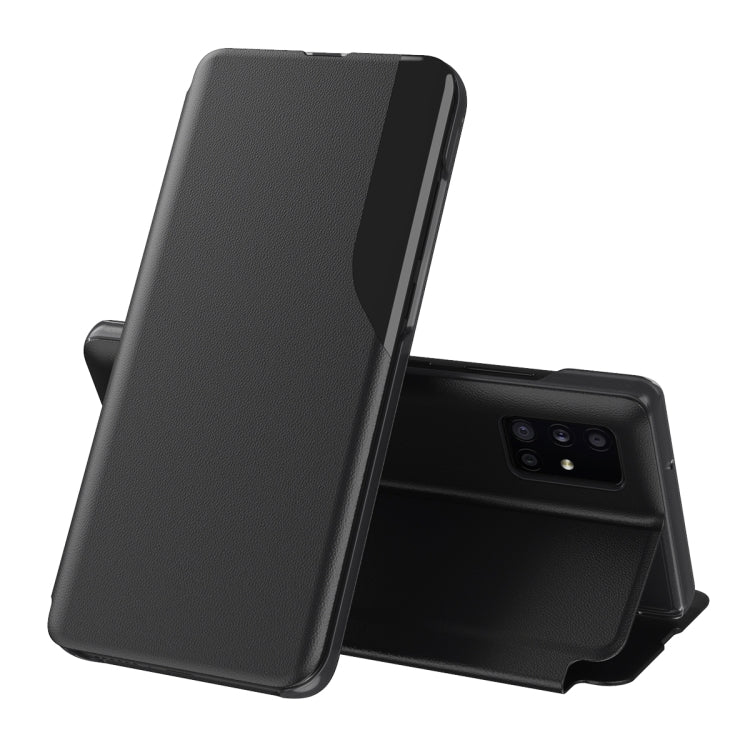 For Samsung Galaxy A32 5G Attraction Flip Holder Leather Phone Case(Black)