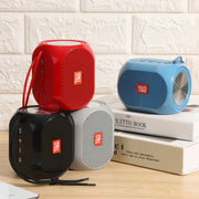 T&G TG196 TWS Subwoofer Bluetooth Speaker With Braided Cord, Support USB/AUX/TF Card/FM(Gray)