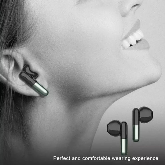 J28 TWS Wireless Bluetooth Earphones LED Digital Display HIFI Music Sport Earphone(Red)