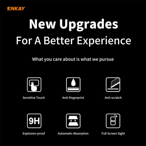 For Redmi Note 10 Pro / Note 10 Pro Max 10 PCS ENKAY Hat-Prince Full Glue 0.26mm 9H 2.5D Tempered Glass Full Coverage Film