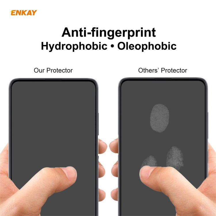 For Redmi Note 10 Pro / Note 10 Pro Max 10 PCS ENKAY Hat-Prince Full Glue 0.26mm 9H 2.5D Tempered Glass Full Coverage Film