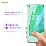 5 PCS For OnePlus 9 Pro ENKAY Hat-Prince 3D Full Screen PET Curved Hot Bending HD Screen Protector Soft Film