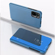 For Xiaomi Redmi Note 10 Pro Plated Mirror Horizontal Flip Leather Case with Holder(Blue) - Xiaomi Cases by PMC TechLife | Online Shopping South Africa | PMC TechLife | Buy Now Pay Later Mobicred