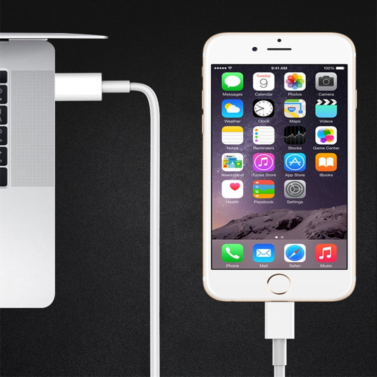 XJ-61 12W USB-C / Type-C to 8 Pin PD Fast Charging Cable, Cable Length:1.5m