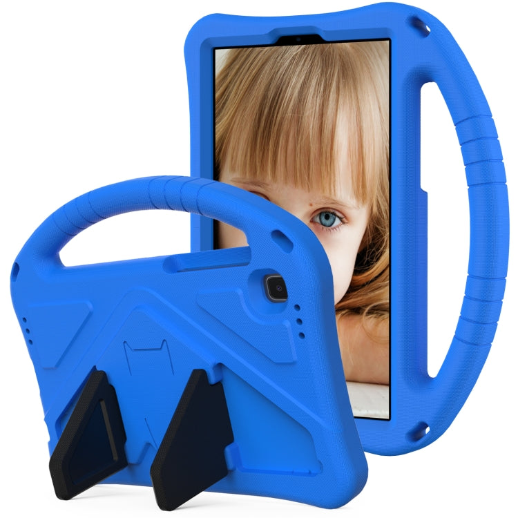 For Samsung Galaxy Tab A7 Lite 8.7(2021) T225 EVA Flat Anti Falling Protective Case Shell with Holder(Blue)