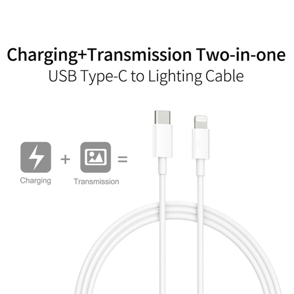 20W PD 3.0 Travel Fast Charger Power Adapter with USB-C / Type-C to 8 Pin Fast Charge Data Cable, AU Plug(1.5m)
