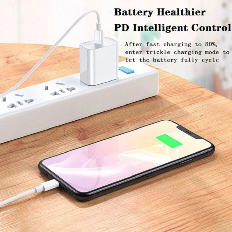 20W PD 3.0 Travel Fast Charger Power Adapter with USB-C / Type-C to 8 Pin Fast Charge Data Cable, AU Plug(1.5m)