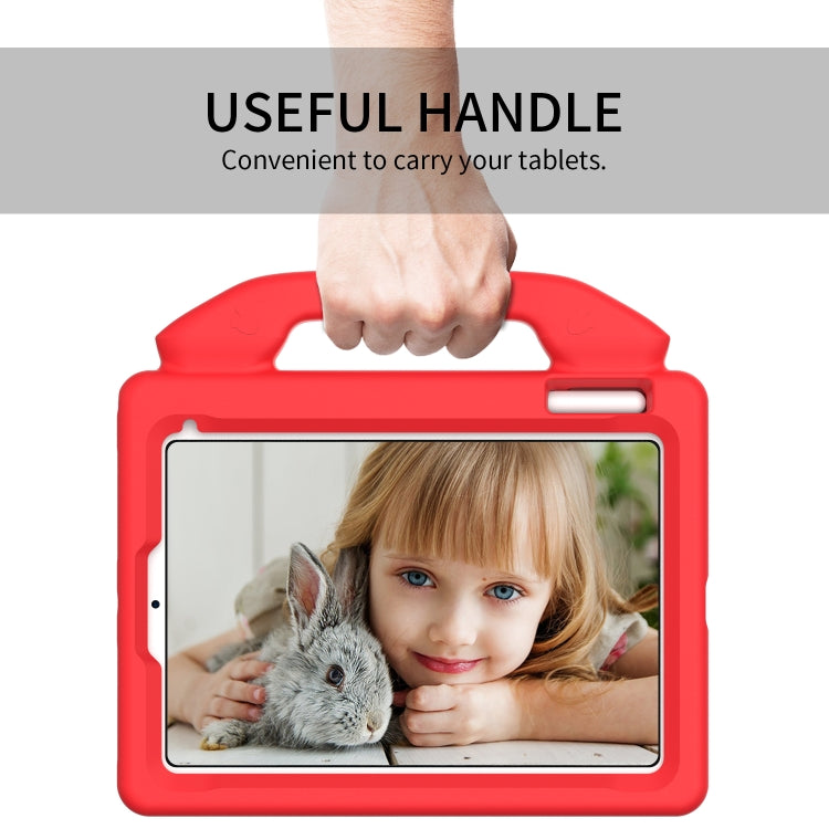 For iPad mini 6 / mini 2024 Children EVA Shockproof Tablet Case with Thumb Bracket(Red)