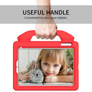 For iPad mini 6 / mini 2024 Children EVA Shockproof Tablet Case with Thumb Bracket(Red)