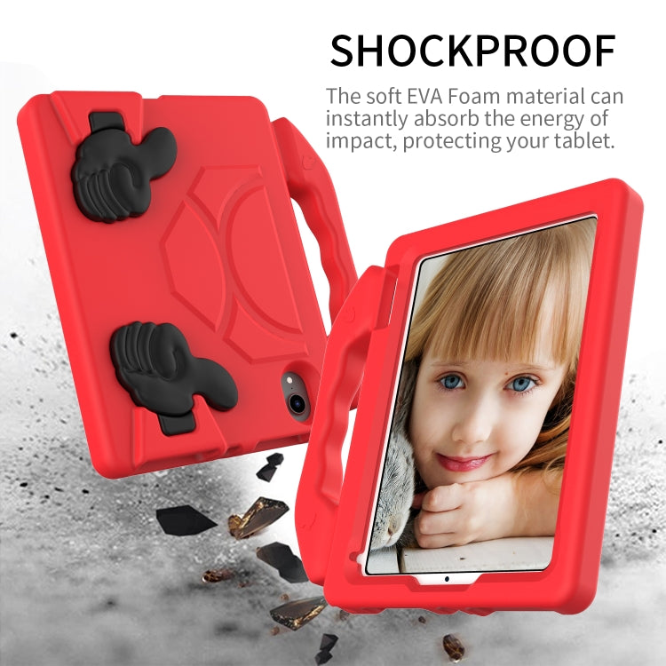 For iPad mini 6 / mini 2024 Children EVA Shockproof Tablet Case with Thumb Bracket(Red)