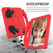 For iPad mini 6 / mini 2024 Children EVA Shockproof Tablet Case with Thumb Bracket(Red)