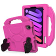 For iPad mini 6 / mini 2024 Children EVA Shockproof Tablet Case with Thumb Bracket(Rose Red) - free shipping - PMC TechLife - Order now!