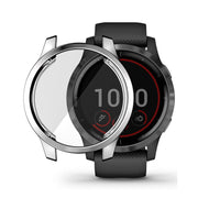 Compatible with Garmin Venu 2S 40mm / Vivoactive 4S 40mm ENKAY Hat-Prince Full Coverage Electroplate TPU Soft Case(Silver)