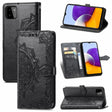 For Samsung Galaxy A22 5G Mandala Embossing Pattern Horizontal Flip Leather Case with Holder & Card Slots & Wallet & Lanyard(Black) - Galaxy Phone Cases by PMC TechLife | Online Shopping South Africa | PMC TechLife | Buy Now Pay Later Mobicred