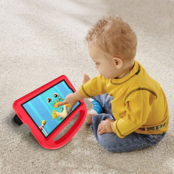For Samsung Galaxy Tab A7 Lite T225/T220 Sparrow Style EVA Material Children Shockproof Casing Shell(Red)