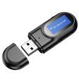 T17 USB Bluetooth 5.0 Receiver Transmitter 2 in 1 Audio Adapter with LCD Display for PC TV Car 3.5mm AUX - Audio Receiver Transmitter by PMC TechLife | Online Shopping South Africa | PMC TechLife