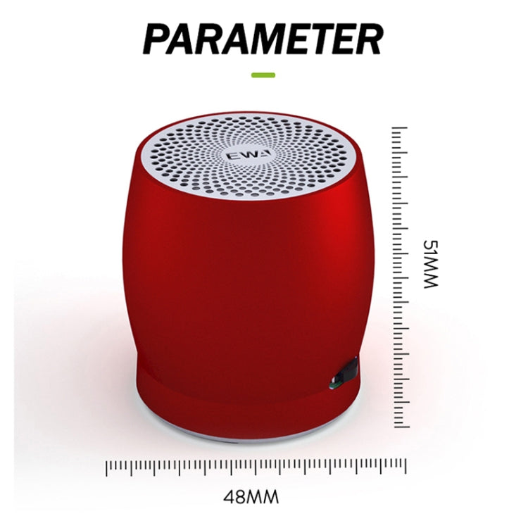 EWA A1 Portable TWS Bluetooth Wireless Speaker IPX5 Water-resistant Support TF Card(Gold)