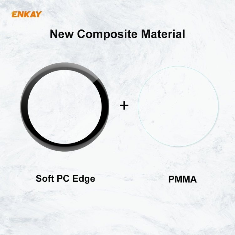 10 PCS For Huawei WATCH 3 46mm ENKAY Hat-Prince 3D Full Coverage Soft PC Edge + PMMA HD Screen Protector Film