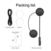 T4 Motorcycle Helmet Bluetooth Headsets BT 5.0 Stereo Automatically Connect to Support SIRI