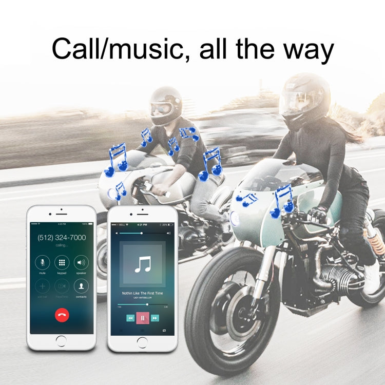 T4 Motorcycle Helmet Bluetooth Headsets BT 5.0 Stereo Automatically Connect to Support SIRI