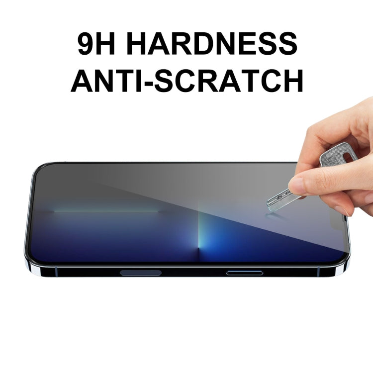 For iPhone 13 Pro Max 5pcs ENKAY Hat-Prince Full Coverage 28 Degree Privacy Screen Protector Anti-spy Tempered Glass Film