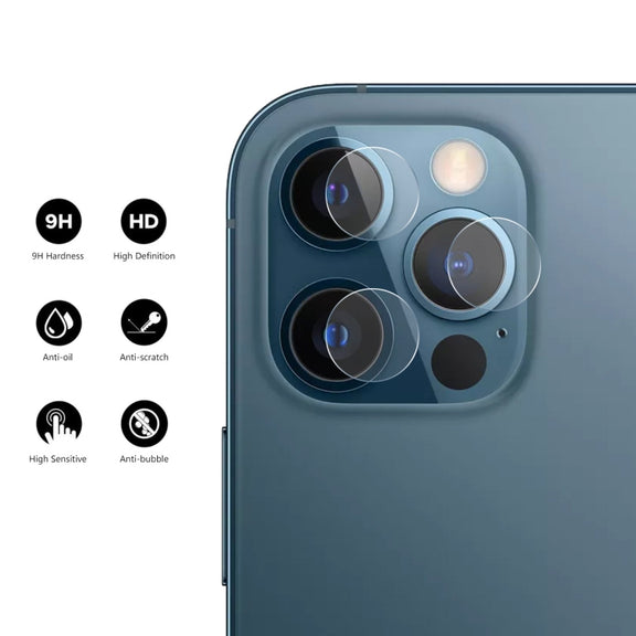 For iPhone 13 Pro / 13 Pro Max 1 Set ENKAY Hat-Prince Case Friendly Tempered Glass Camera Lens Film Anti-Scratch Protector