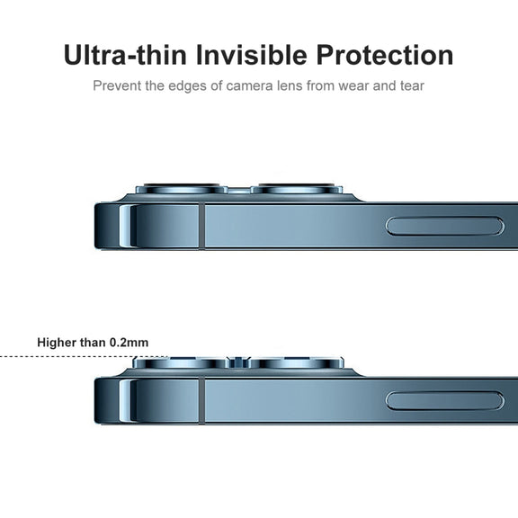 For iPhone 13 Pro / 13 Pro Max 1 Set ENKAY Hat-Prince Case Friendly Tempered Glass Camera Lens Film Anti-Scratch Protector