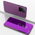 For Xiaomi Mi 11T / 11T Pro Plated Mirror Horizontal Flip Leather Case with Holder(Purple) - free shipping - PMC TechLife - Order now!