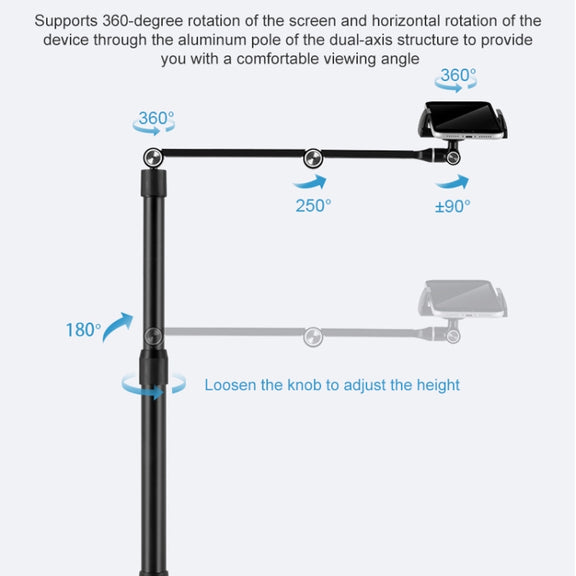 AP-4P Desktop Stand for Tablet PC and Mbile Phone, 3.5-6 inch AluminumBase