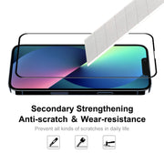 For iPhone 13 / 13 Pro 5pcs ENKAY Hat-Prince Full Glue Tempered Glass 6D Full Coverage Anti-scratch Protector