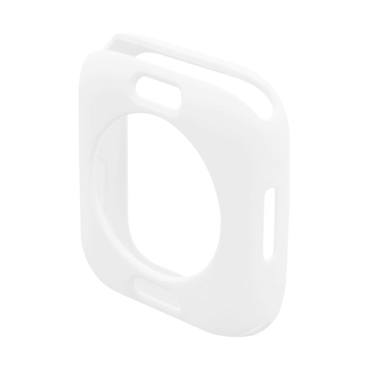 ENKAY Hat-Prince Protective TPU Watch Case + Full Coverage PET Screen Protector Film For Apple Watch Series 8 / 7 41mm(White) - Watch Cases by ENKAY