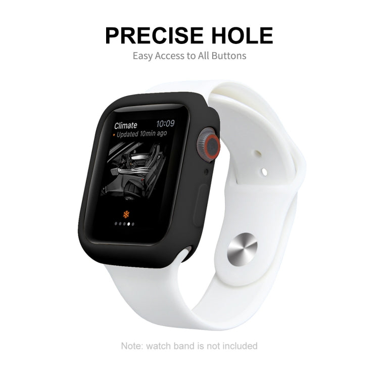 ENKAY Hat-Prince Protective TPU Watch Case + Full Coverage PET Screen Protector Film For Apple Watch Series 8 / 7 41mm(Red)