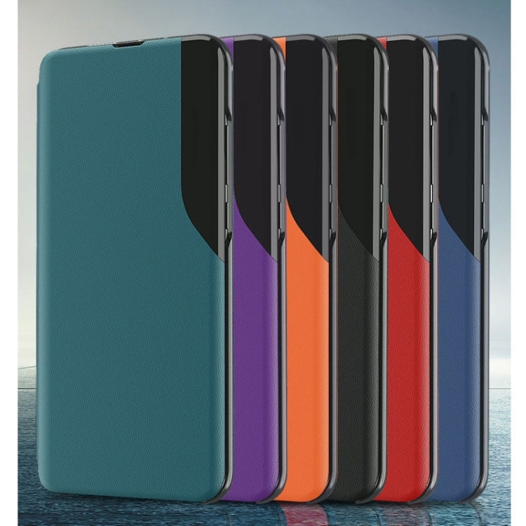 For Xiaomi Redmi Note 11 Pro Global Version Attraction Flip Holder Leather Phone Case(Blue)