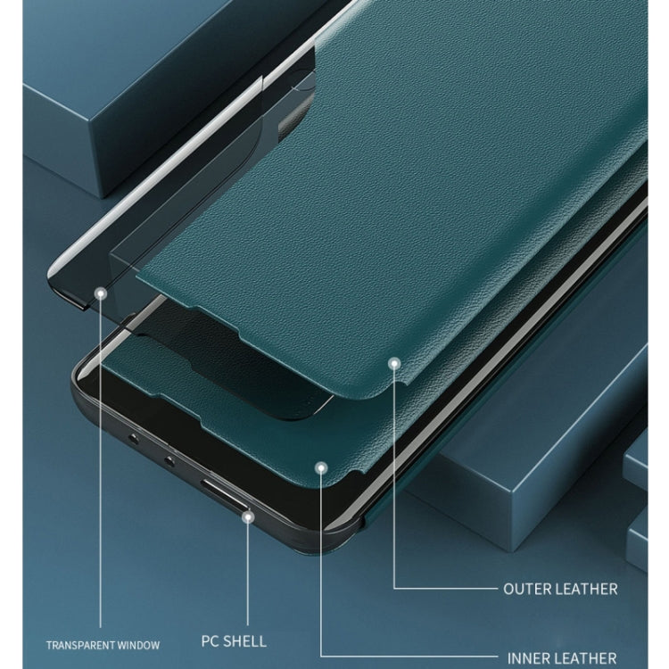 For Xiaomi Redmi Note 11 Pro Global Version Attraction Flip Holder Leather Phone Case(Blue)