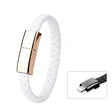 XJ-73 20cm USB to 8 Pin Bracelet Charging Data Cable(White) - Multifunction Cable by PMC TechLife | Online Shopping South Africa | PMC TechLife | Buy Now Pay Later Mobicred