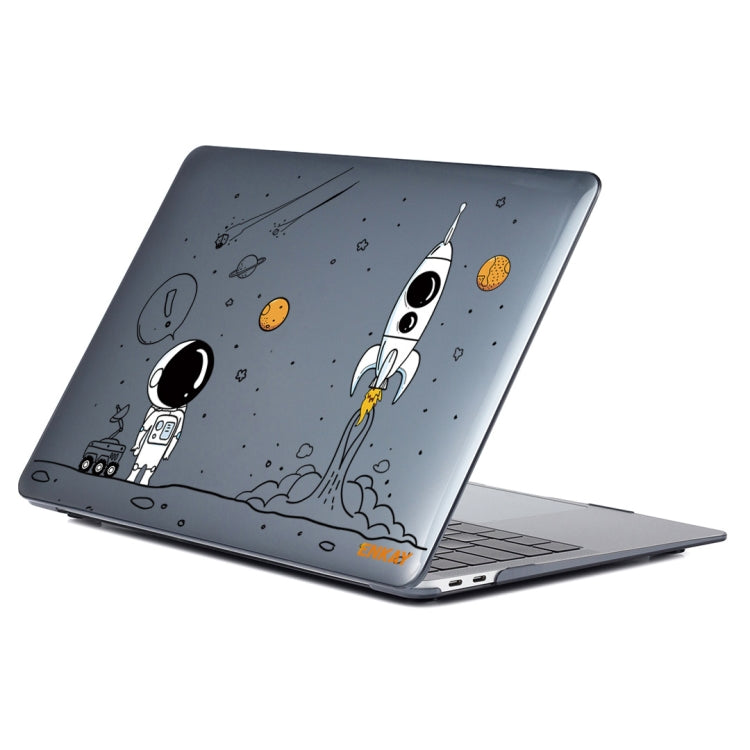 ENKAY Spaceman Pattern Laotop Protective Crystal Case for MacBook Pro 13.3 inch A2251 / A2289 / A2338 2020(Spaceman No.1)