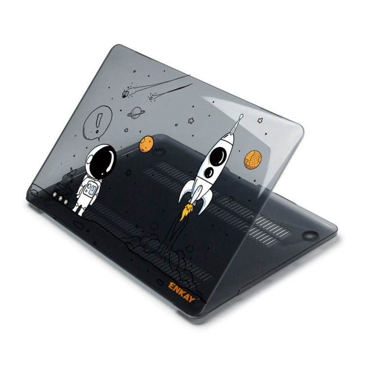 ENKAY Spaceman Pattern Laotop Protective Crystal Case for MacBook Pro 13.3 inch A2251 / A2289 / A2338 2020(Spaceman No.1)