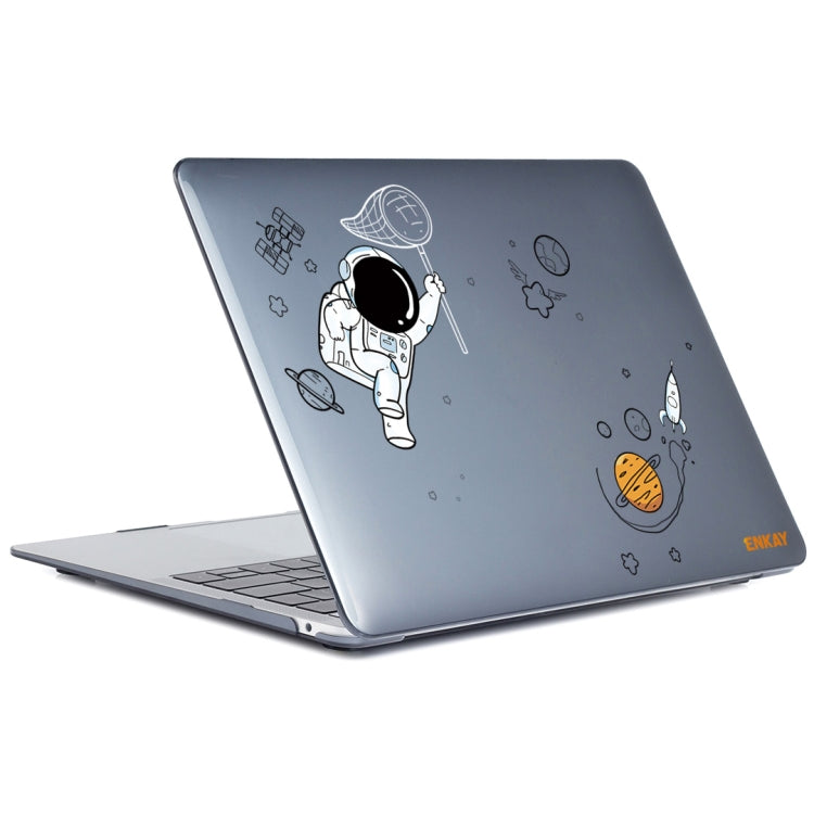ENKAY Spaceman Pattern Laotop Protective Crystal Case for MacBook Pro 13.3 inch A2251 / A2289 / A2338 2020(Spaceman No.2)
