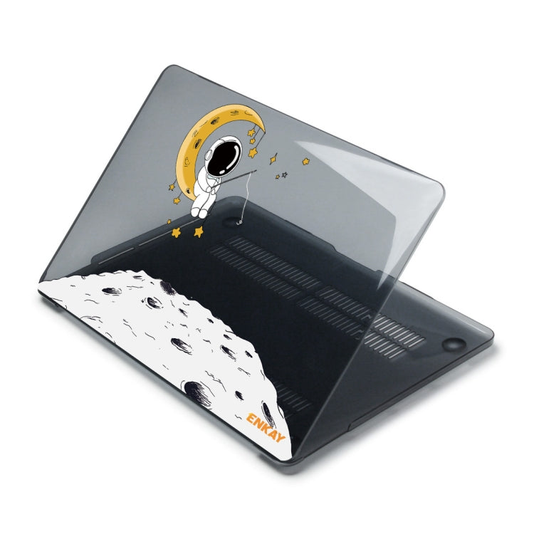 ENKAY Spaceman Pattern Laotop Protective Crystal Case for MacBook Pro 14.2 inch A2442 2021/A2779 2023(Spaceman No.3)