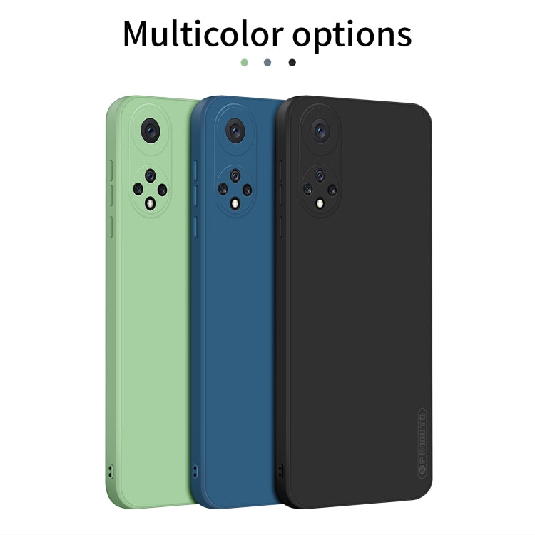 For Huawei nova 9 PINWUYO Liquid Silicone TPU Phone Case(Blue)