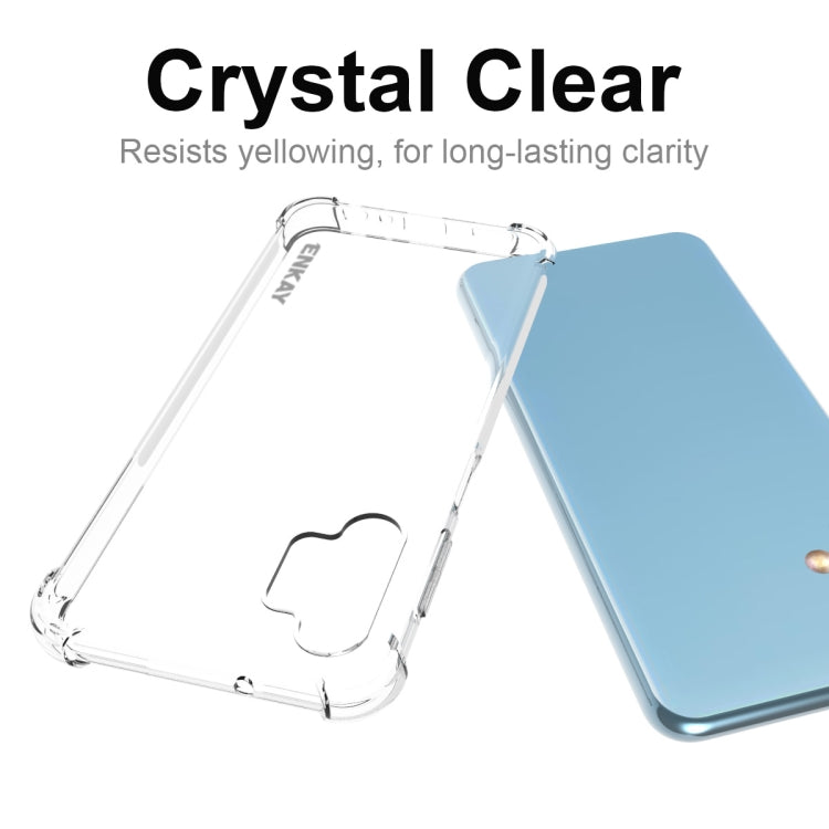 For Samsung Galaxy A13 4G ENKAY Transparent TPU Shockproof Case