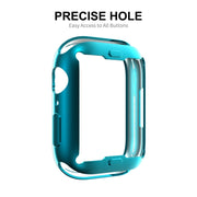 For Apple Watch Series 8 / 7 45mm ENKAY Hat-Prince Electroplated TPU Case(Cyan) - Watch Cases by ENKAY