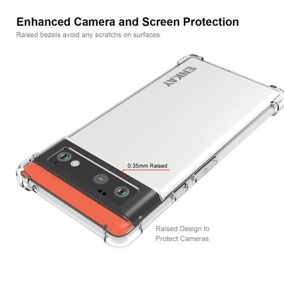 For Google Pixel 6 ENKAY Transparent TPU Shockproof Case
