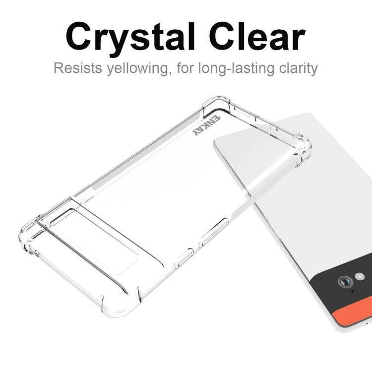 For Google Pixel 6 ENKAY Transparent TPU Shockproof Case