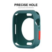 ENKAY  TPU Case  + Full Coverage PET Screen Protector For Apple Watch Series 8 / 7 41mm(White)