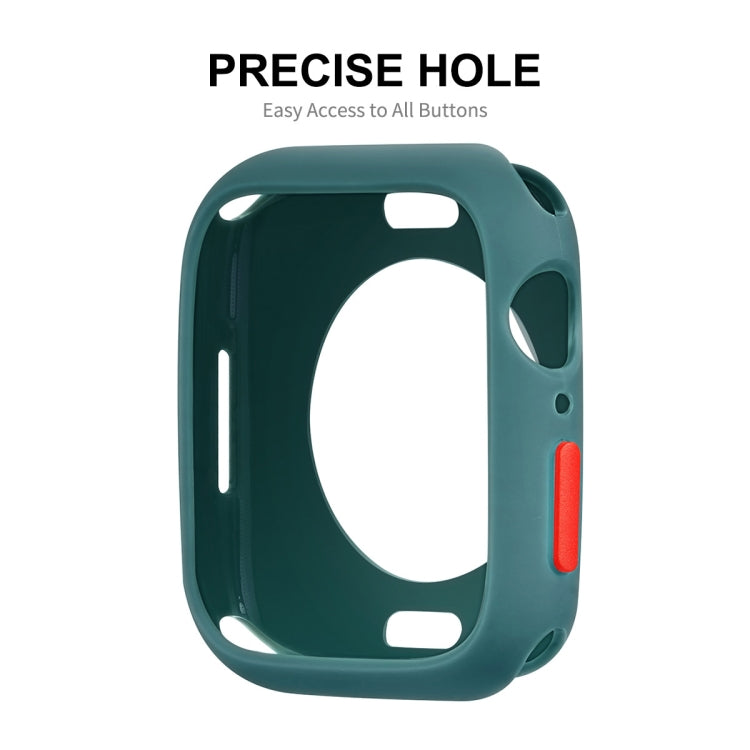 ENKAY  TPU Case  + Full Coverage PET Screen Protector For Apple Watch Series 8 / 7 45mm(Translucent) - Watch Cases by ENKAY